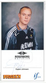 Espen Johnsen  Rosenborg Trondheim Fußball Autogrammkarte  original signiert 