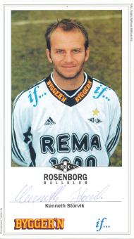 Kenneth Storvik   Rosenborg Trondheim Fußball Autogrammkarte  original signiert 
