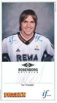 Tor Tronsen  Rosenborg Trondheim Fußball Autogrammkarte  original signiert 