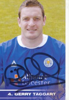 Gerry Taggart  Leicester City  Fußball Autogrammkarte  original signiert 