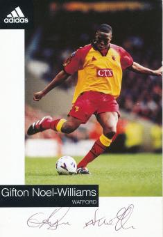 Gifton Noel Williams  FC Watford  Fußball Autogrammkarte  original signiert 