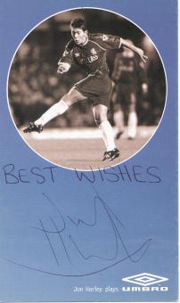Jon Harley  FC Chelsea London  Fußball Autogrammkarte  original signiert 