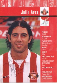 Julio Arca  FC Middlesbrough  Fußball Autogrammkarte  original signiert 