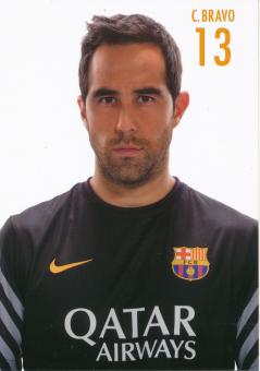 Claudio Bravo   FC Barcelona  Fußball Autogrammkarte nicht signiert 