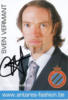 Sven Vermant  FC Brügge  Fußball Autogrammkarte  original signiert 