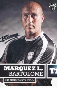 Marquez Bartolome  KAS Eupen  Fußball Autogrammkarte  original signiert 