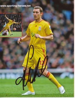 Fabio Aurelio  FC Liverpool  Fußball Autogramm Foto original signiert 