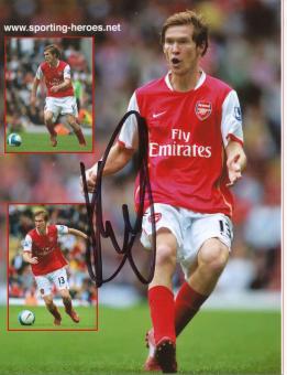 Alexander Hleb  FC Arsenal London  Fußball Autogramm Foto original signiert 