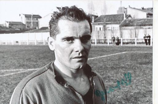 Pal Berendi † 2019  Ungarn WM 1958  Fußball Autogramm Foto original signiert 