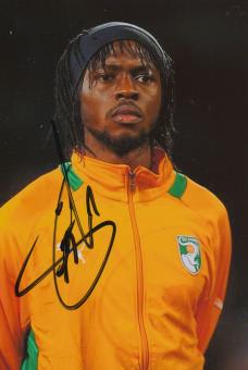 Gervinho  Elfenbeinküste  Fußball Autogramm Foto original signiert 