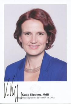 Katja Kipping  Die Linke  Politik  Autogrammkarte original signiert 