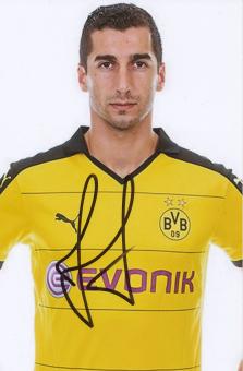 Henrikh Mkhitaryan  Borussia Dortmund  Fußball Autogramm Foto original signiert 