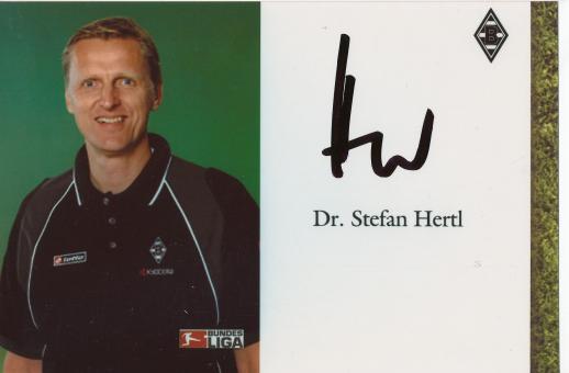 Dr.Stefan Hertl  Borussia Mönchengladbach  Fußball Autogramm Foto original signiert 