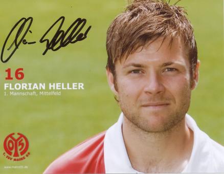 Florian Heller  FSV Mainz 05  Fußball Autogramm Foto original signiert 