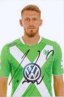 Aaron Hunt   VFL Wolfsburg  Fußball Autogramm Foto original signiert 
