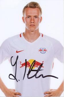 Lukas Klostermann  Red Bull Leipzig  Fußball Autogramm Foto original signiert 