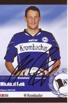 Michael Fink  Arminia Bielefeld  Fußball Autogramm Foto original signiert 