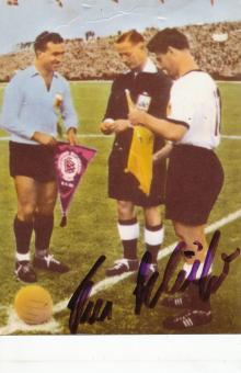 Hans Schäfer † 2017  DFB Weltmeister WM 1954 Fußball Autogramm Foto original signiert 
