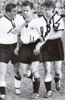 Hans Schäfer † 2017  DFB Weltmeister WM 1954 Fußball Autogramm Foto original signiert 