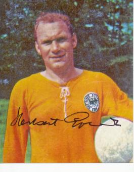 Herbert Erhardt † 2010 DFB Weltmeister WM 1954 Fußball Autogramm Foto original signiert 