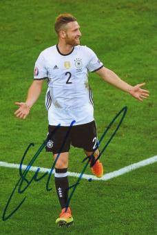 Shkodran Mustafi   DFB Weltmeister WM 2014 Fußball Autogramm Foto original signiert 