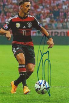 Karim Bellarabi   DFB Nationalteam Fußball Autogramm Foto original signiert 