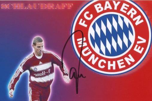 Jan Schlaudraff  FC Bayern München Fußball Autogramm Foto original signiert 