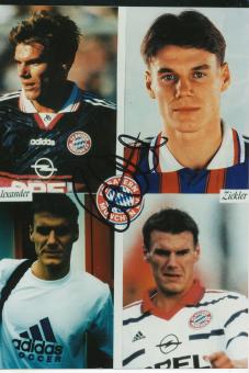 Alexander Zickler  FC Bayern München Fußball Autogramm Foto original signiert 