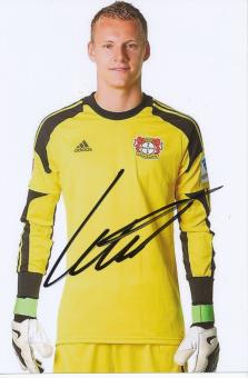 Bernd Leno   Bayer 04 Leverkusen Fußball Autogramm Foto original signiert 
