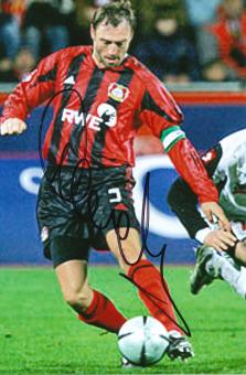Jens Novotny   Bayer 04 Leverkusen Fußball Autogramm Foto original signiert 
