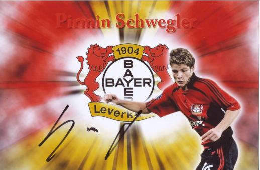 Pirmin Schwegler   Bayer 04 Leverkusen Fußball Autogramm Foto original signiert 