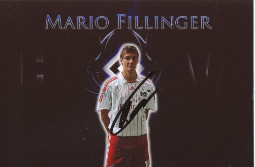Mario Fillinger  Hamburger SV  Fußball Autogramm Foto original signiert 
