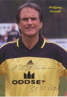 Wolfgang Overath   ODDSET  Fußball Autogrammkarte original signiert 