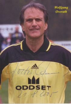 Wolfgang Overath   ODDSET  Fußball Autogrammkarte original signiert 