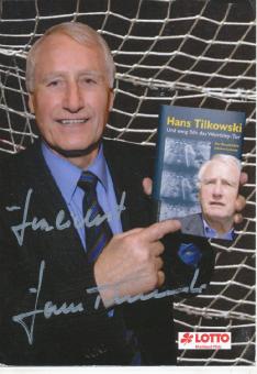 Hans Tilkowski  Lotto  Fußball Autogrammkarte original signiert 