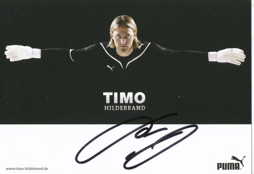 Timo Hildebrand  Puma  Fußball Autogrammkarte original signiert 