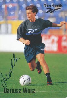 Dariusz Wosz  Reebok Fußball Autogrammkarte original signiert 
