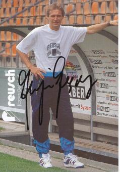 Jürgen Gelsdorf   Reusch  Fußball Autogrammkarte  original signiert 