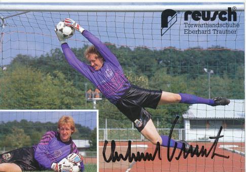 Eberhard Trautner  Reusch  Fußball Autogrammkarte  original signiert 