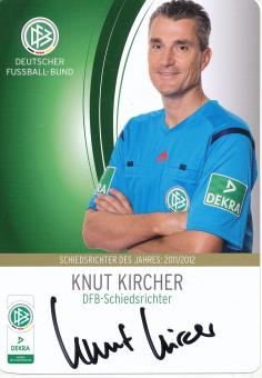 Knut Kircher  DFB Schiedsrichter  Fußball Autogrammkarte original signiert 