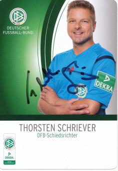 Thorsten Schriever  DFB Schiedsrichter  Fußball Autogrammkarte original signiert 
