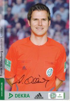 Frank Willenborg  DFB Schiedsrichter  Fußball Autogrammkarte original signiert 