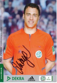 Felix Zwayer  DFB Schiedsrichter  Fußball Autogrammkarte original signiert 
