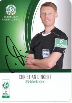 Christian Dingert  DFB Schiedsrichter  Fußball Autogrammkarte original signiert 