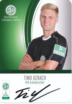 Timo Gerach  DFB Schiedsrichter  Fußball Autogrammkarte original signiert 