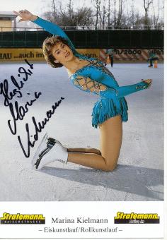 Marina Kielmann  Eiskunstlauf Autogrammkarte original signiert 