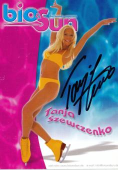 Tanja Szewczenko   Eiskunstlauf Autogrammkarte original signiert 