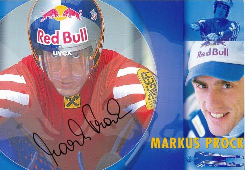 Markus Prock  Rodeln  Autogrammkarte original signiert 