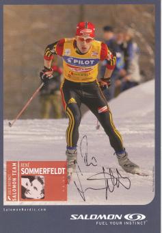 Rene Sommerfeldt  Ski Langlauf  Autogrammkarte original signiert 