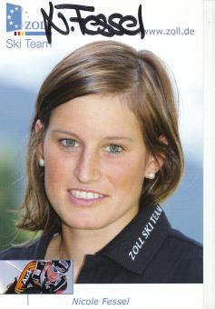 Nicole Fessel  Ski Langlauf  Autogrammkarte original signiert 